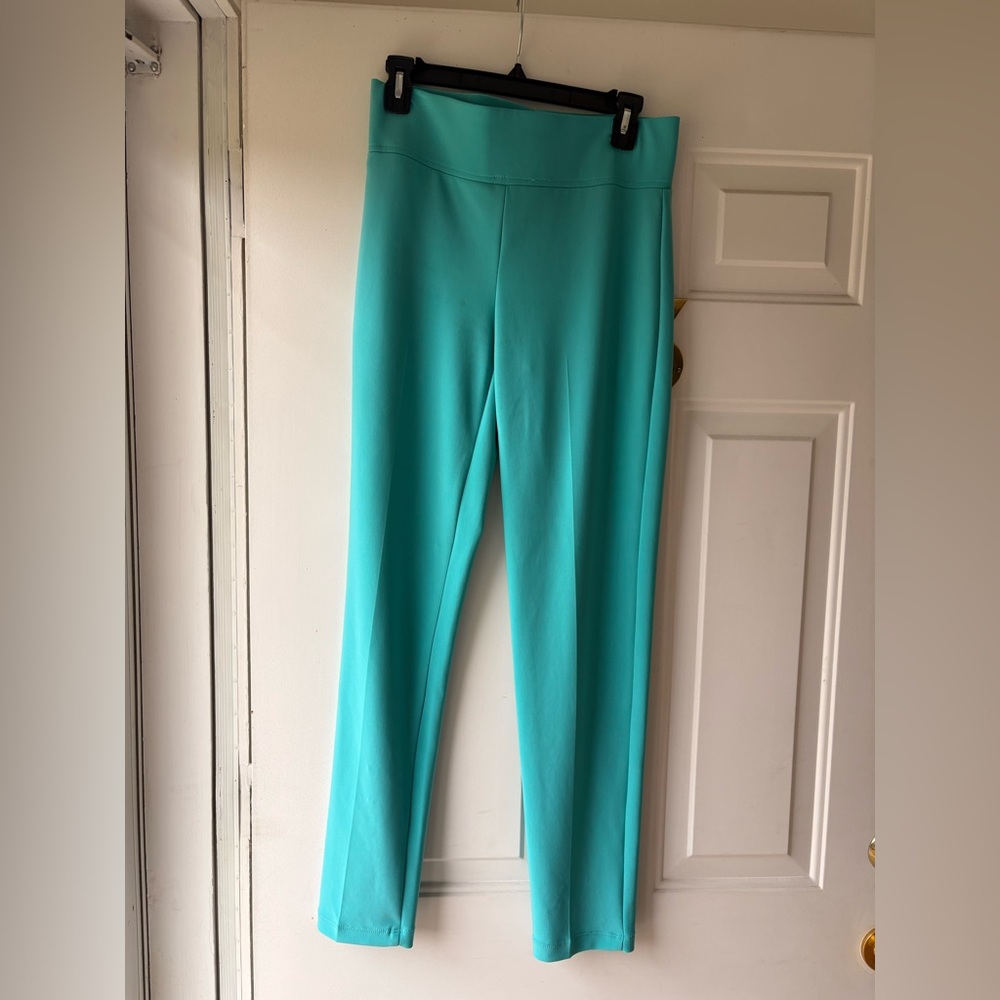 Frank Lyman Design Turquoise Straight Leg Pants